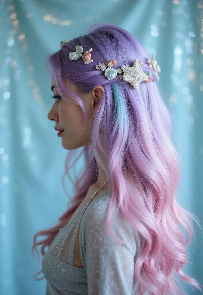 33 Hair Styles Long Hair Looks That Impress - 23. Ethereal Mermaid Hair
