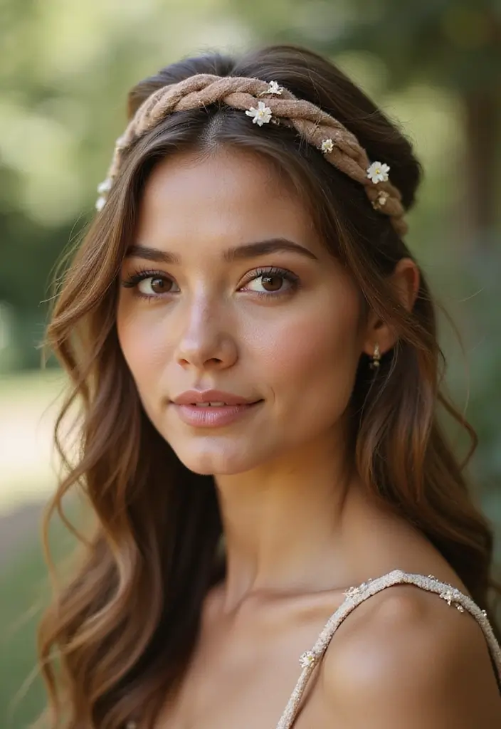 33 Hair Styles Long Hair Looks That Impress - 8. Twisted Headband