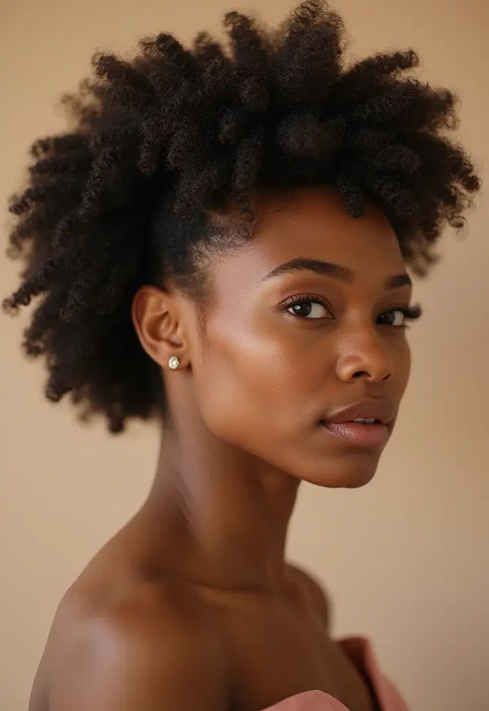 33 Hair Styles Natural Hair Black Beauty Ideas - 10. Classic TWA (Teeny Weeny Afro)