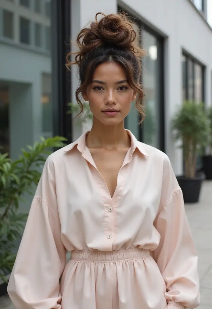 33 Hair Styles Natural Hair Black Beauty Ideas - 12. Effortless High Bun