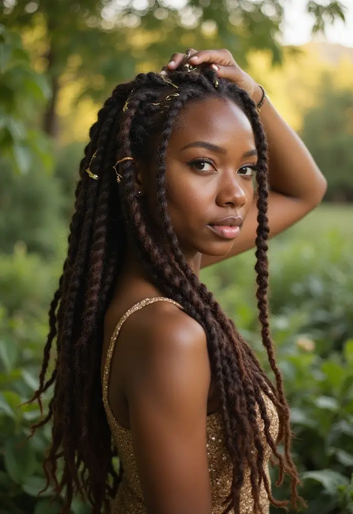 33 Hair Styles Natural Hair Black Beauty Ideas - 14. Charming Locs