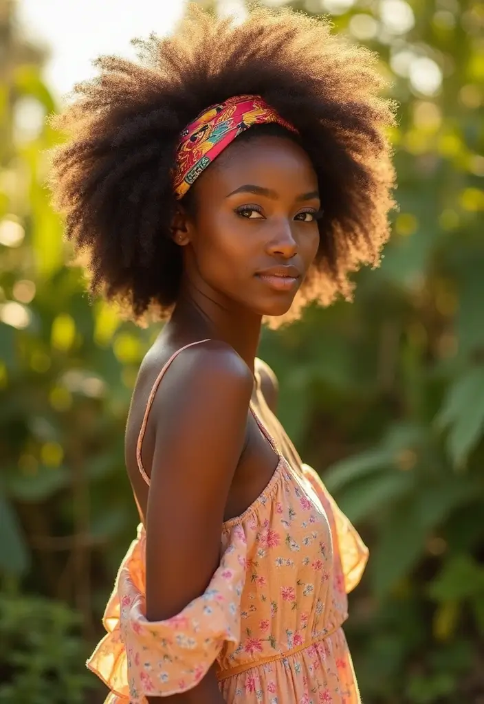 33 Hair Styles Natural Hair Black Beauty Ideas - 9. Bold Afro Puff