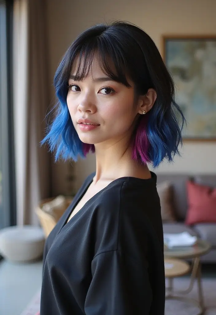 33 Haircut Ideas for Short Hair to Keep It Fun - 12. Classic Taper Cut with Color Pops