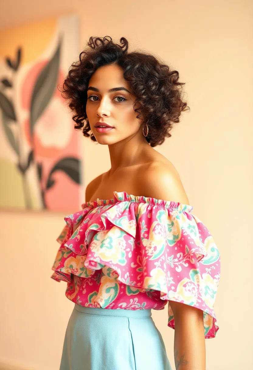33 Haircut Ideas for Short Hair to Keep It Fun - 32. Short Hair with Kinky Curls