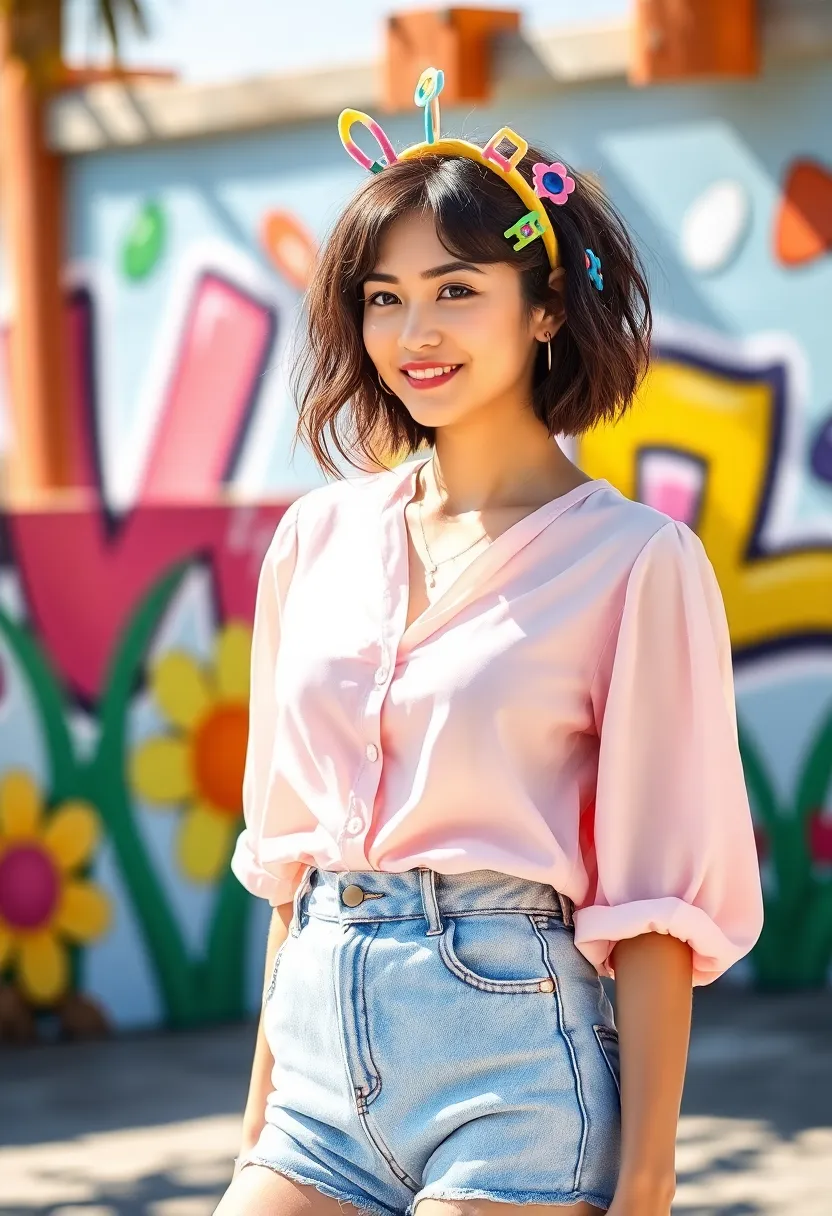 33 Haircut Ideas for Short Hair to Keep It Fun - 33. Short Hair with Whimsical Accessories