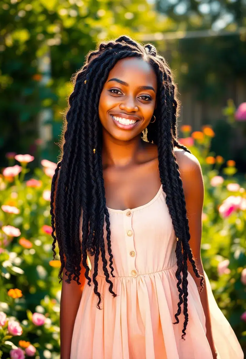 33 Haircuts for Round Face That Flatter Your Features - 11. Curly Braids and Twists