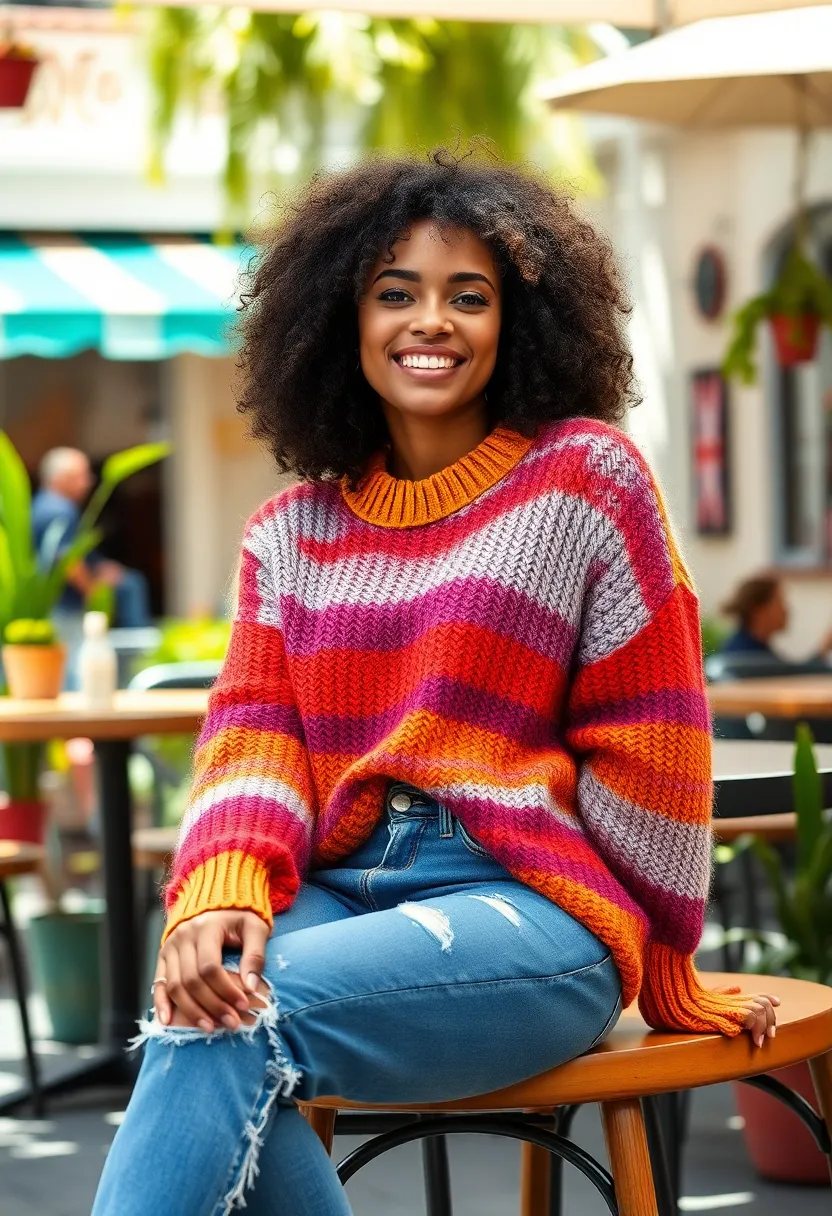 33 Haircuts for Round Face That Flatter Your Features - 25. Curly Chunky Layers