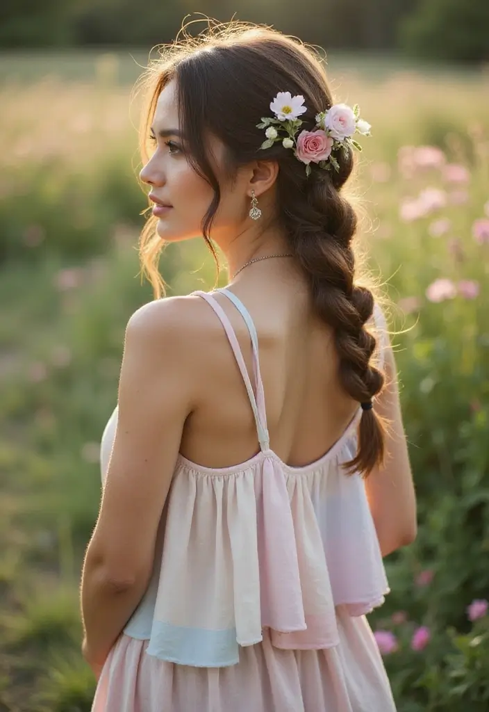 33 Haircuts for Thick Hair That Are Easy to Style - 13. Classic Side Braid