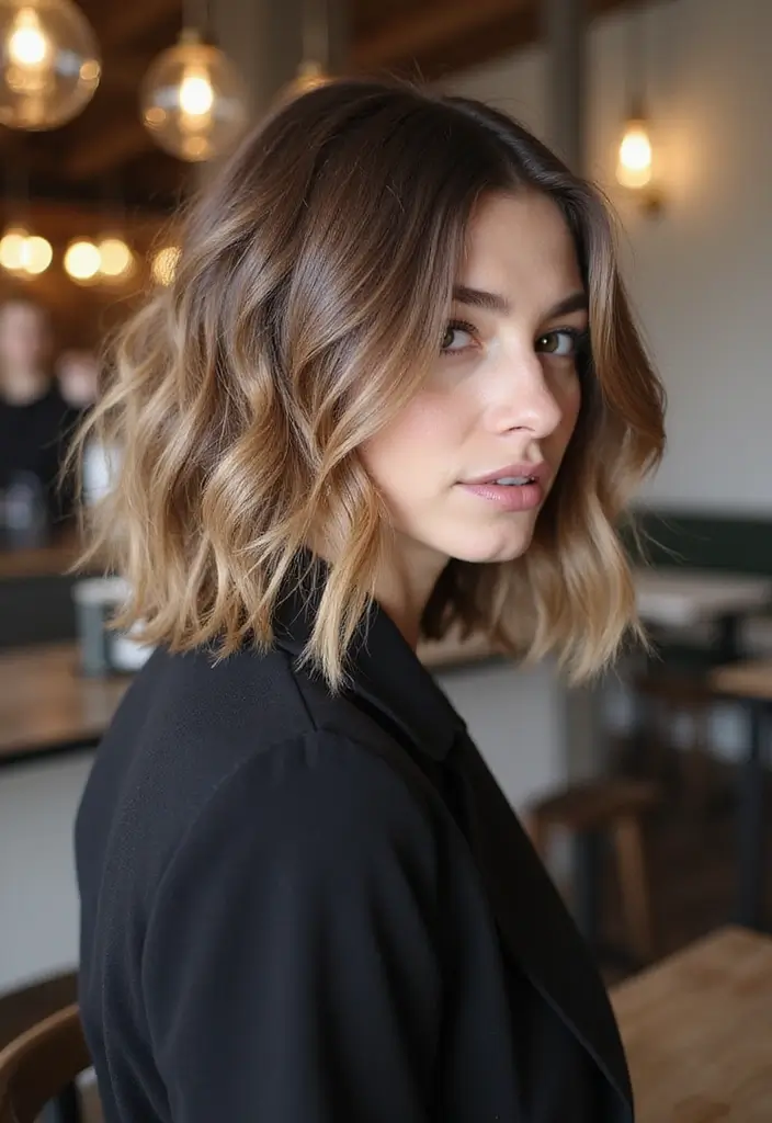 33 Haircuts for Thick Hair That Are Easy to Style - 22. Layered Bob