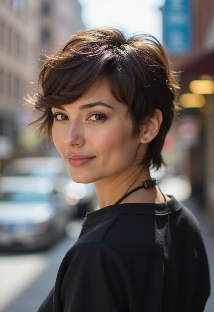 33 Hairstyles for Thin Hair Fine That Add Texture - 15. Textured Pixie Cut