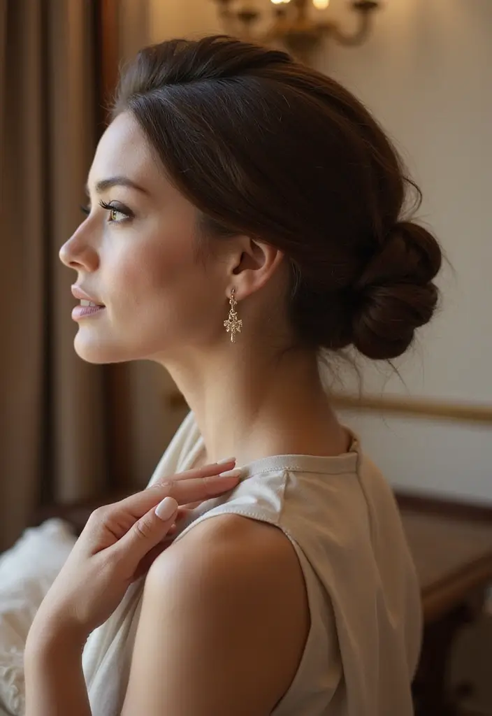 33 Hairstyles for Thin Hair Fine That Add Texture - 20. Classic French Twist