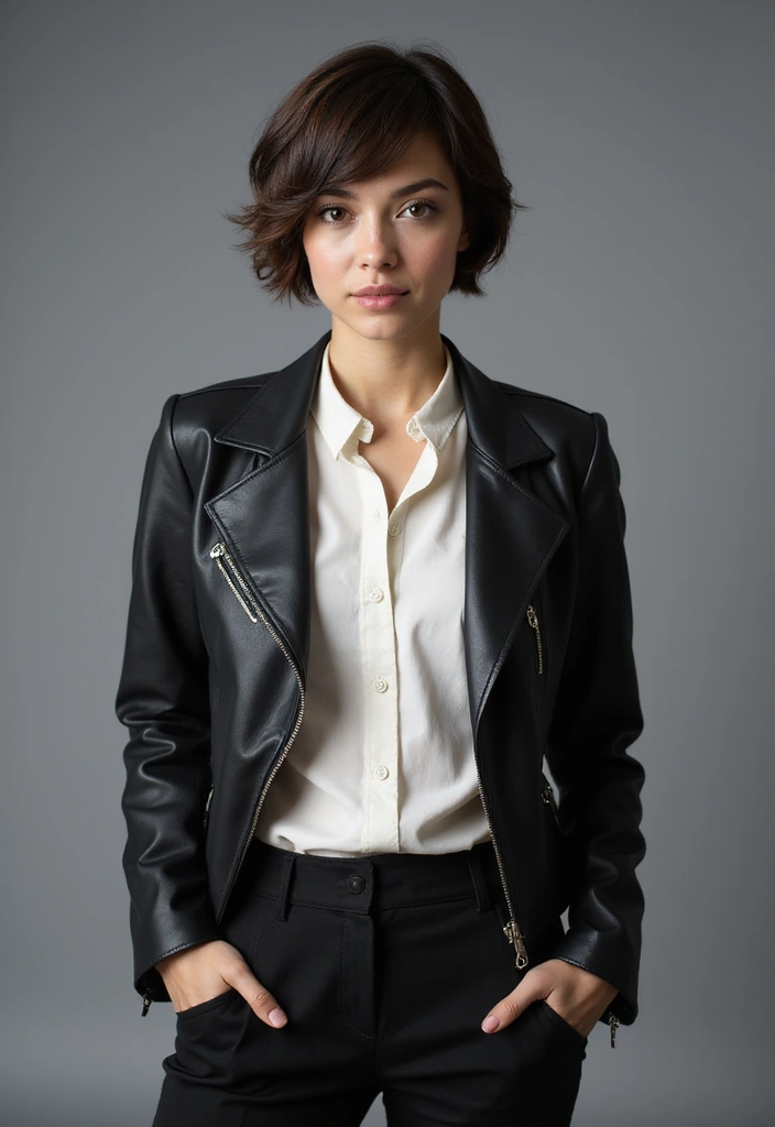 33 Layered Haircuts with Bangs That Are Trending - 14. The Layered Pixie Cut
