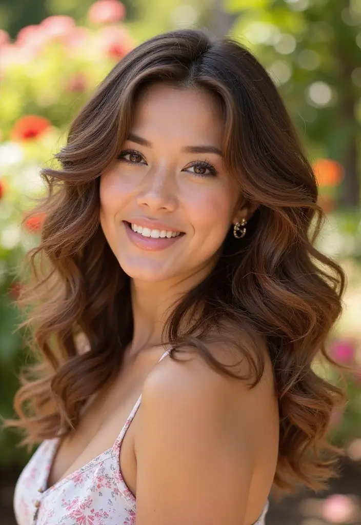 33 Medium Length Hairstyles for Curly Hair That Shine - 28. Soft Curl with Volume