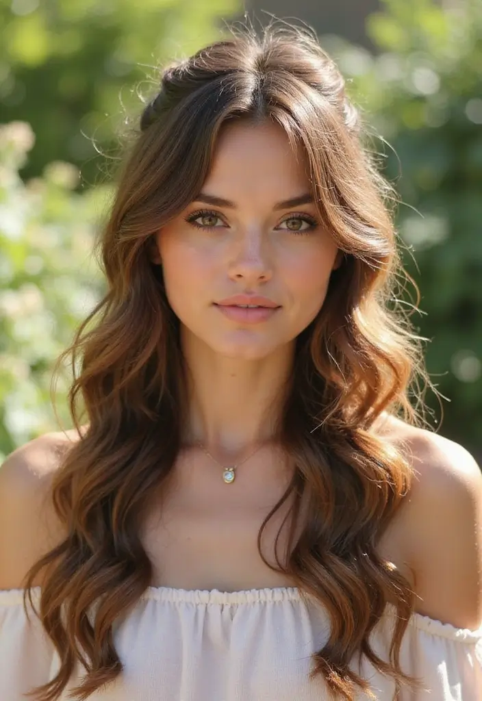 33 Medium Length Hairstyles for Curly Hair That Shine - 3. Half-Up Curly Style