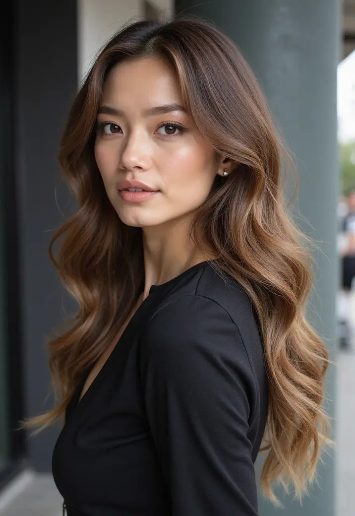 33 Medium Length Hairstyles for Thin Hair That Add Body - 29. Long Layers with Face-Framing Cuts