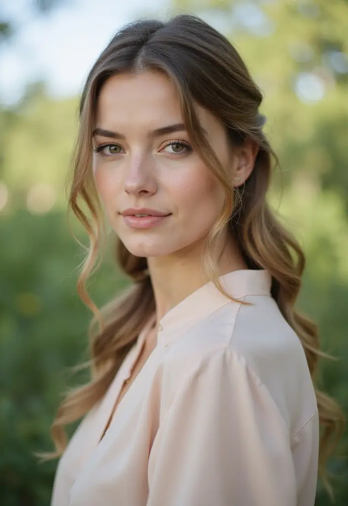 33 Medium Length Hairstyles for Thin Hair That Add Body - 30. Soft Side Ponytail