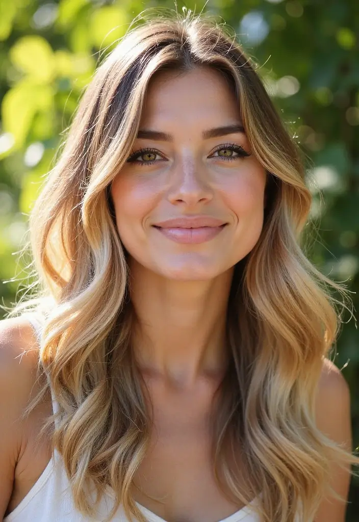 33 Medium Length Hairstyles for Thin Hair That Add Body - 32. Highlighted Medium Waves