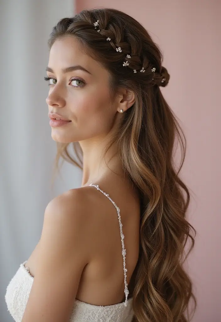 33 Stunning Hair Styles Straight Hair Looks to Try - 12. Braided Crown