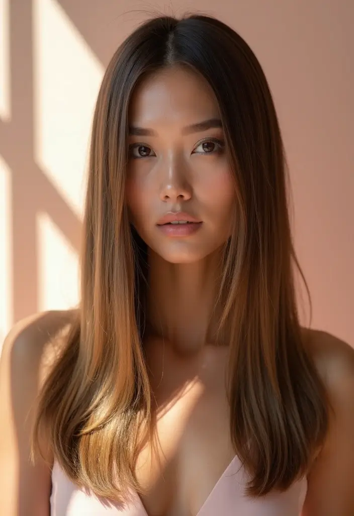 33 Stunning Hair Styles Straight Hair Looks to Try - 25. Straight Hair with Tucked Under Ends