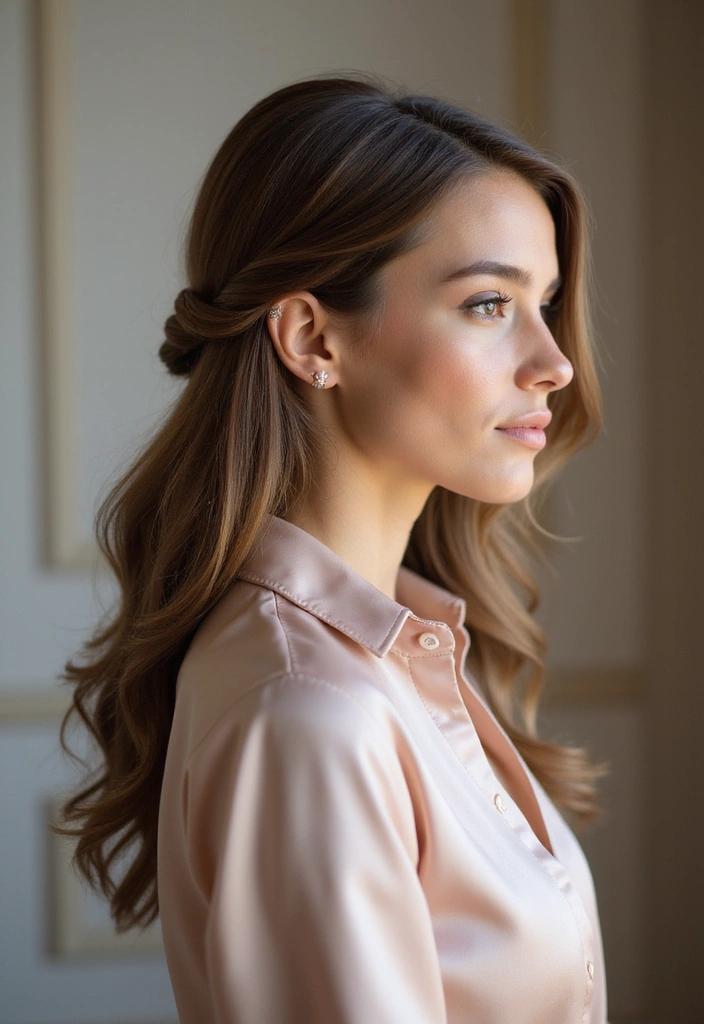 33 Stunning Hair Styles Straight Hair Looks to Try - 31. Straight Hair with an Elegant Twist