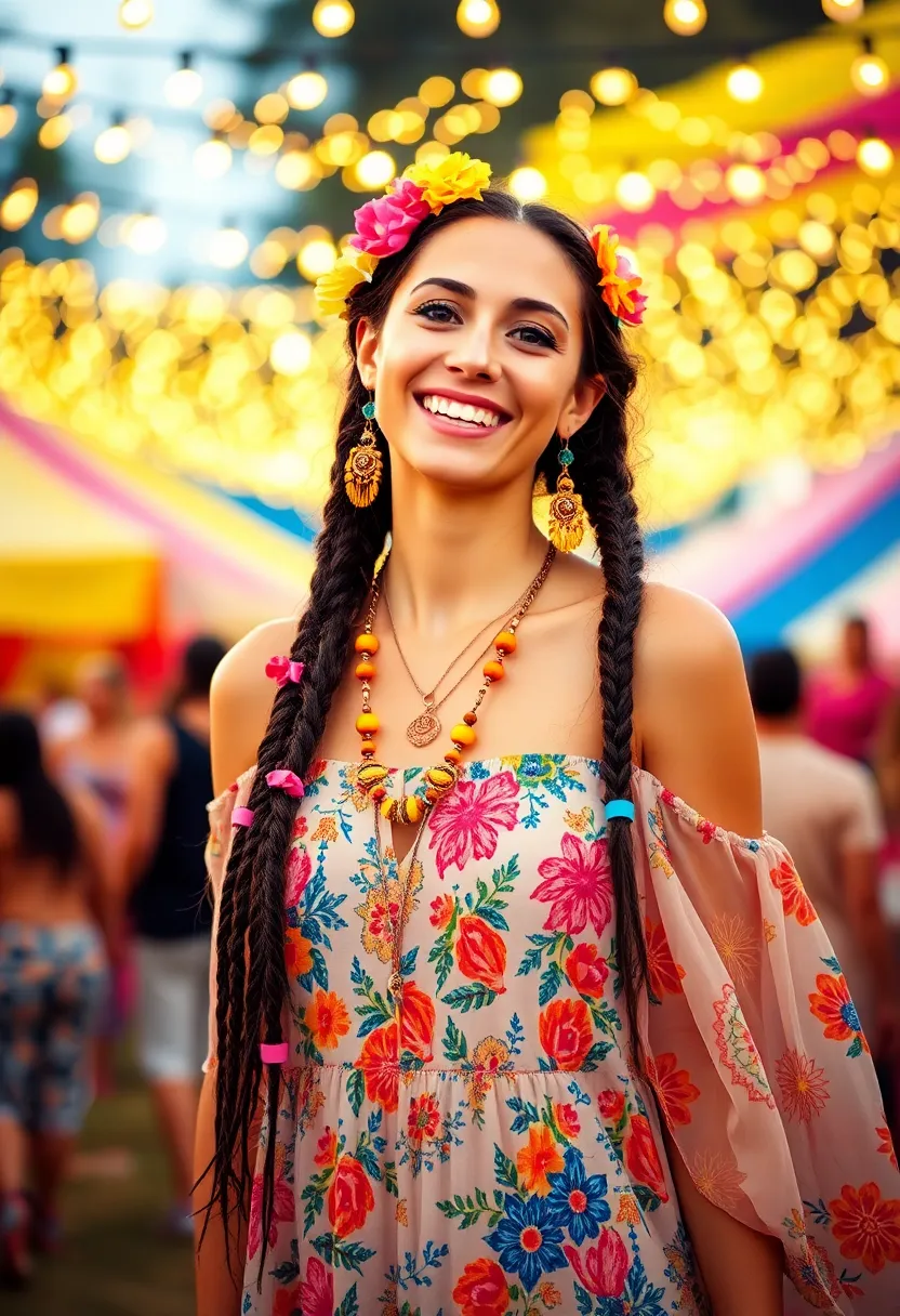 33 Stunning Hairstyles Braids Ideas for All Hair Lengths - 13. Braids with Hair Accessories
