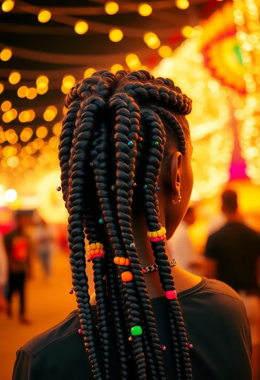 33 Stunning Hairstyles Braids Ideas for All Hair Lengths - 22. Braids with Beads
