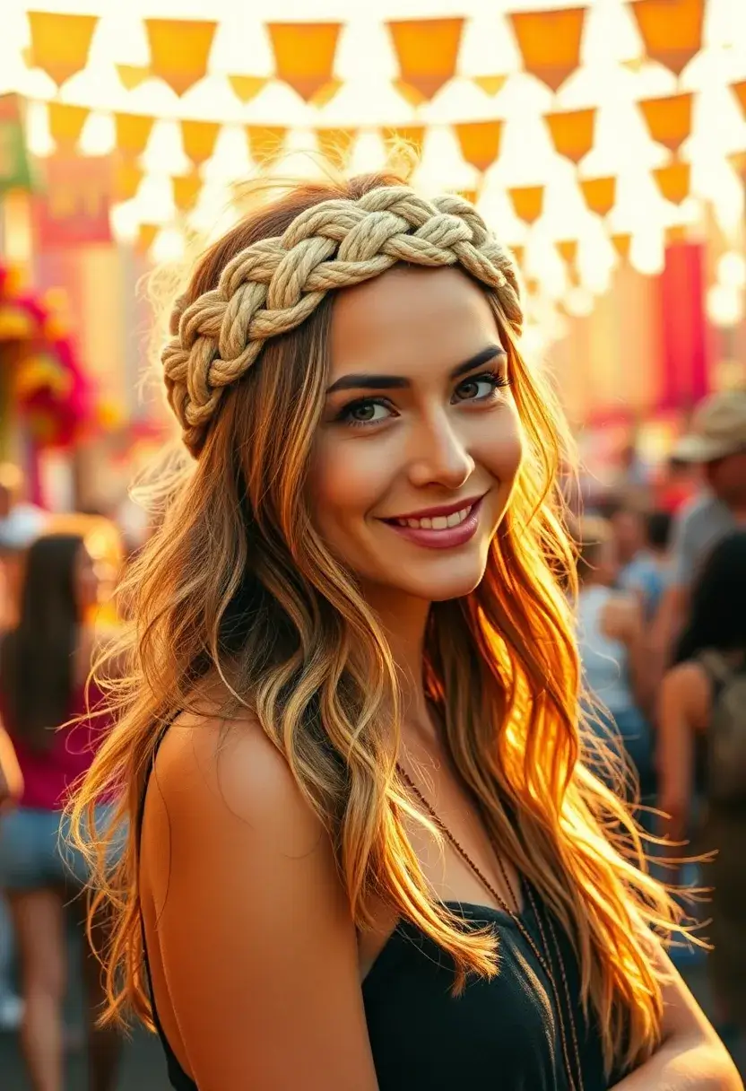 33 Stunning Hairstyles Braids Ideas for All Hair Lengths - 23. Braided Headband