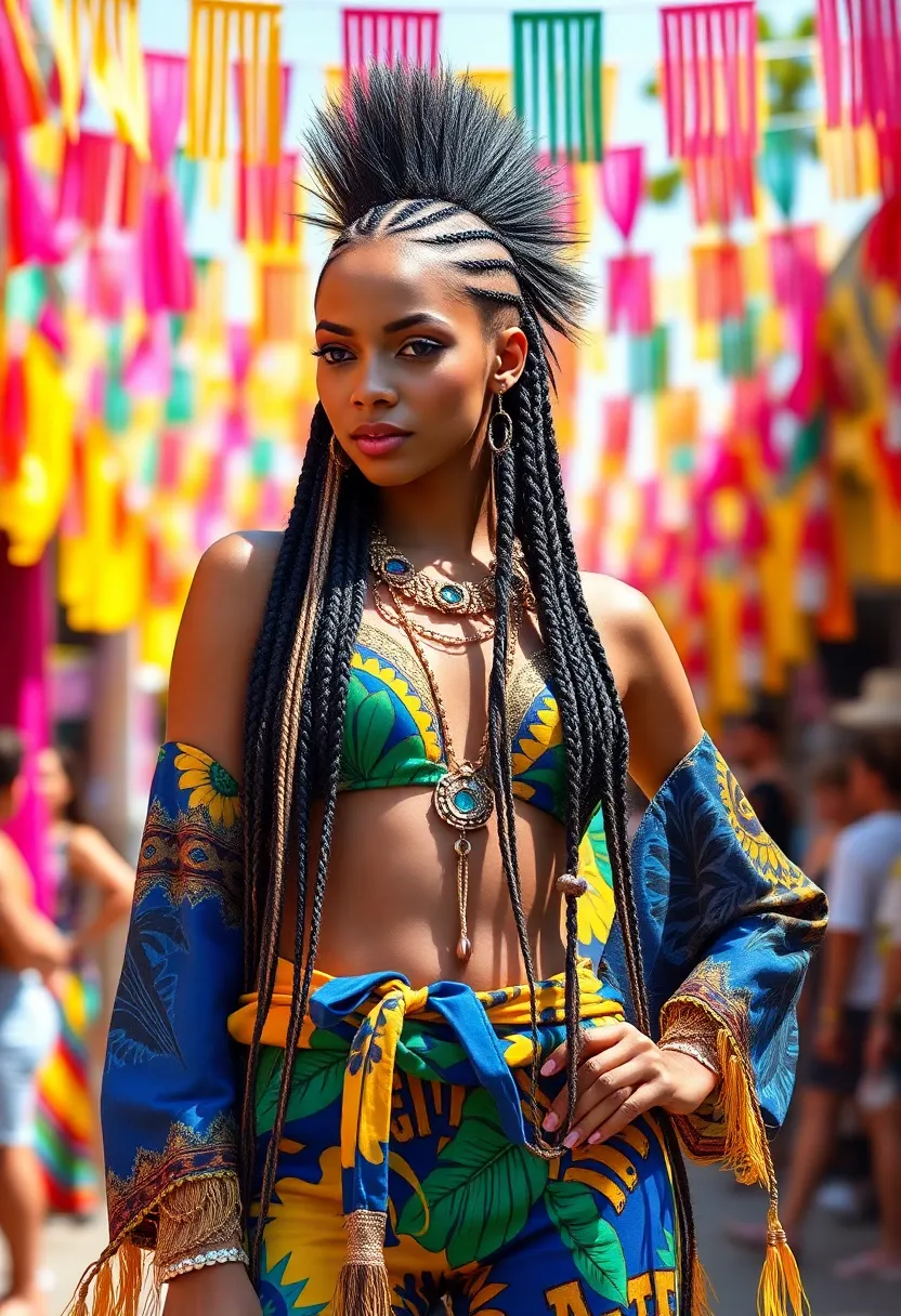 33 Stunning Hairstyles Braids Ideas for All Hair Lengths - 24. Braided Mohawk