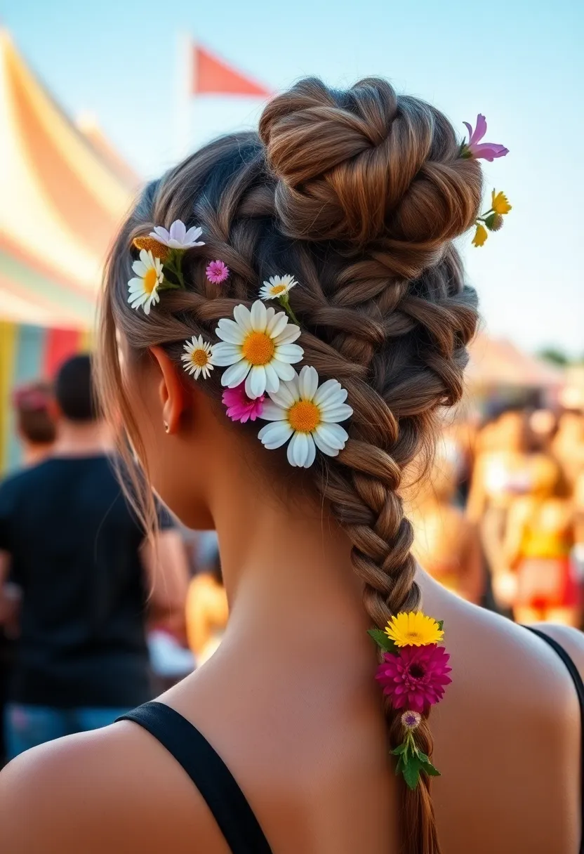 33 Stunning Hairstyles Braids Ideas for All Hair Lengths - 9. Braided Bun