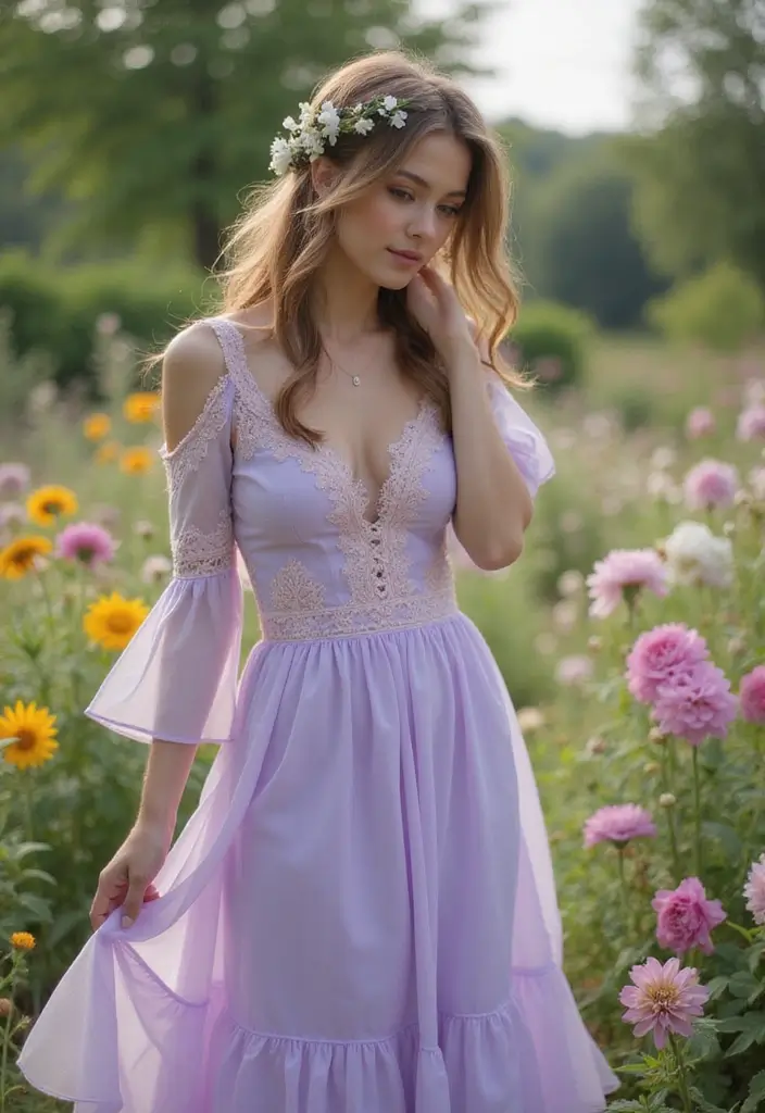 33 Stylish Hairstyles for Medium Length Hair: Bohemian Inspirations - 3. Half-Up Crown Braid