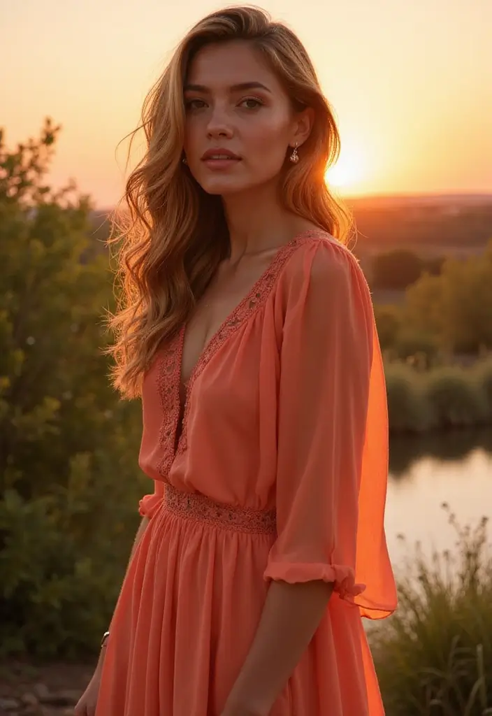 33 Stylish Hairstyles for Medium Length Hair: Bohemian Inspirations - 4. Side-Swept Bohemian Waves