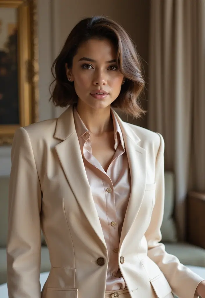 33 Wavy Bob Haircuts for Women That Are Chic - 26. Sleek Wavy Bob