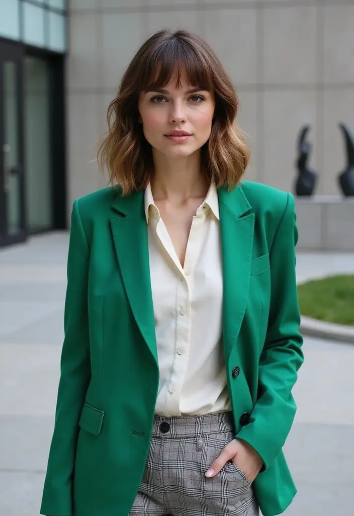 33 Wavy Bob Haircuts for Women That Are Chic - 3. Classic Wavy Bob with Bangs