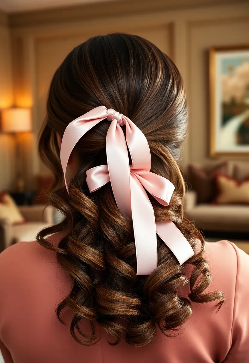 34 Bouncy Hairstyles for Curly Hair That Shine - 13. Curly Low Ponytail