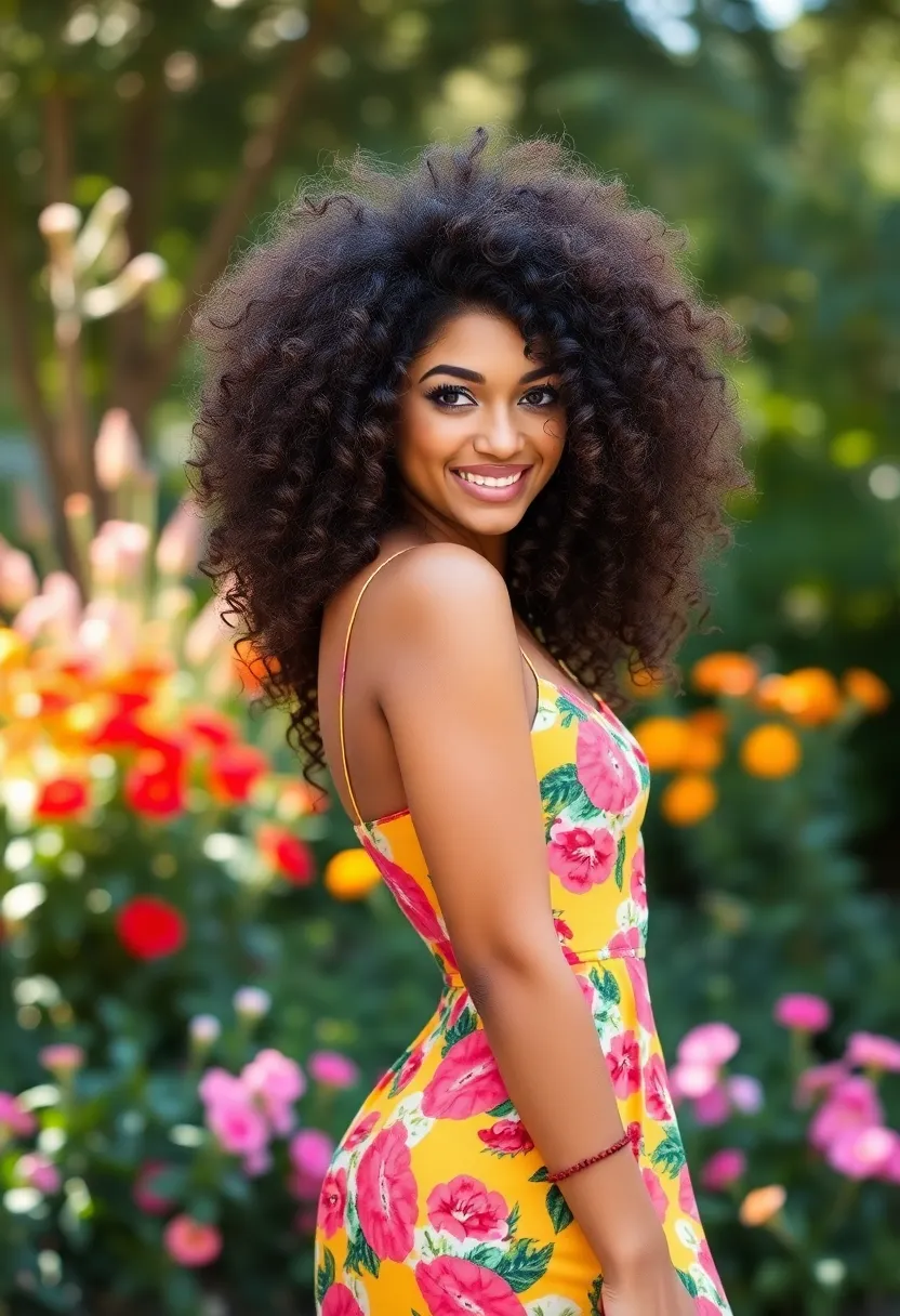 34 Bouncy Hairstyles for Curly Hair That Shine - 34. Curly Hair with Sassy Layers