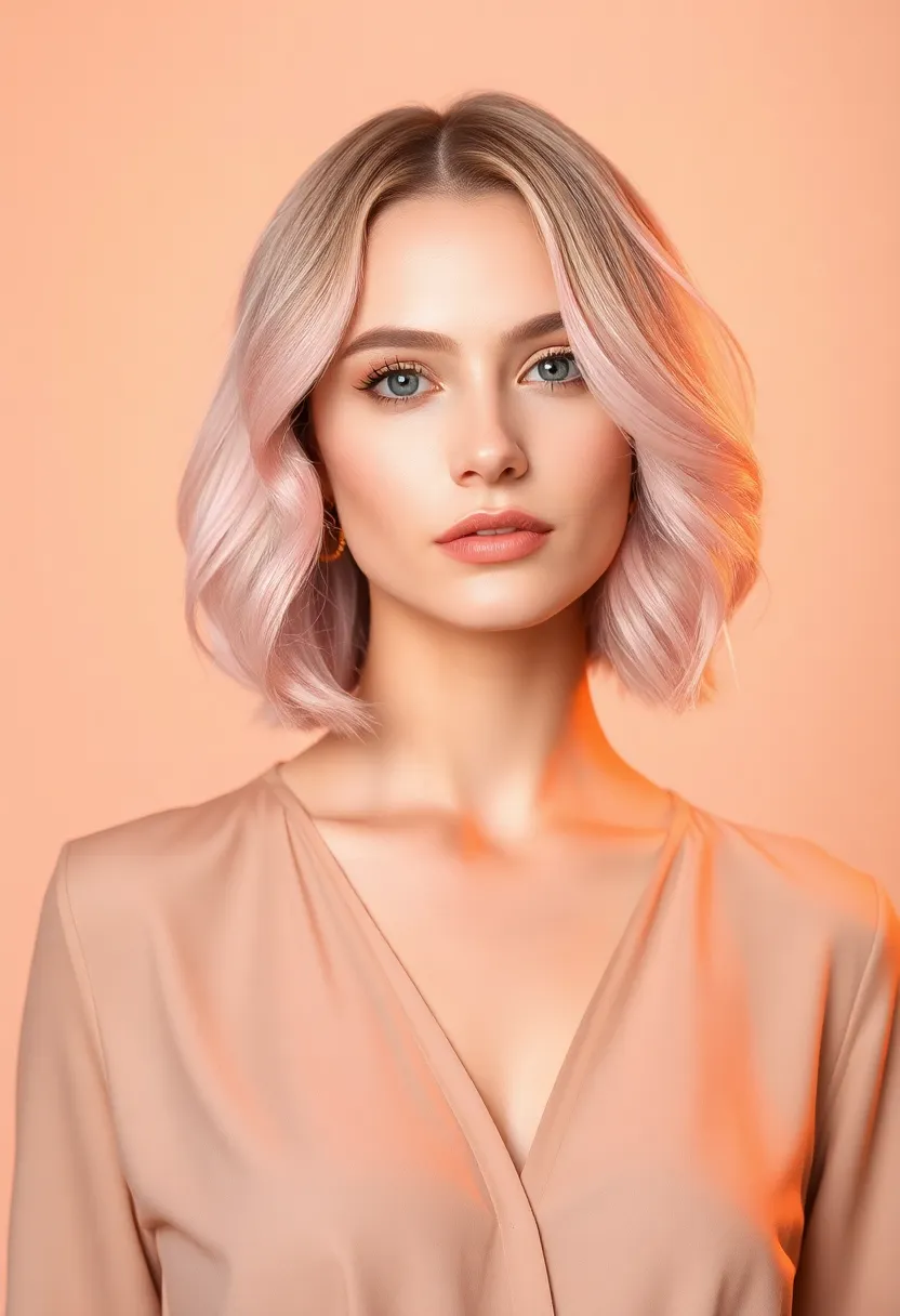 34 Short Bob Hairstyles That Will Make You Stand Out - 30. Blush Pink Bob