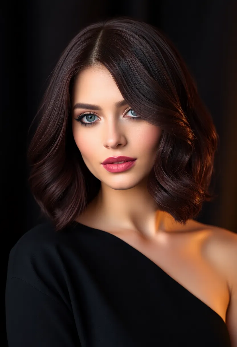 34 Short Bob Hairstyles That Will Make You Stand Out - 33. Deep Plum Bob