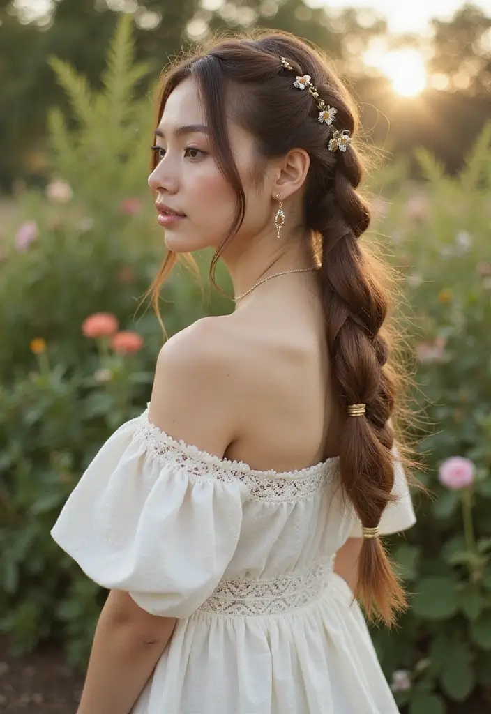 35 Classic and Modern Hairstyles Ponytail Styles for Elegant Occasions - 3. Braided Ponytail