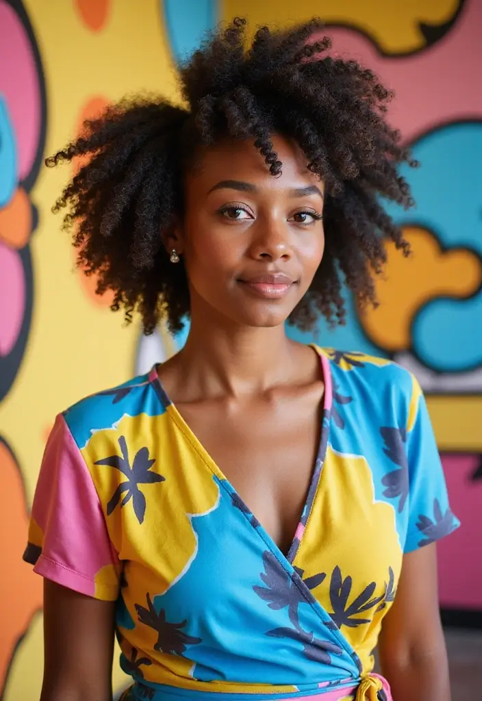 35 Eco-Friendly Hairstyles for Medium Length Curly Hair to Try - 23. Curly Hair Bantu Knots