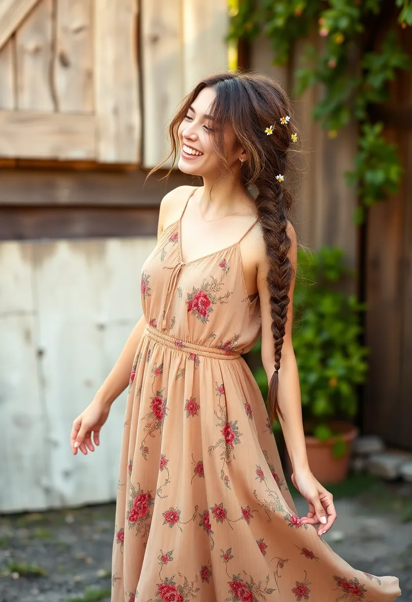 35 Hair Styles with Braids That Are Stunning - 14. Messy Boho Braid