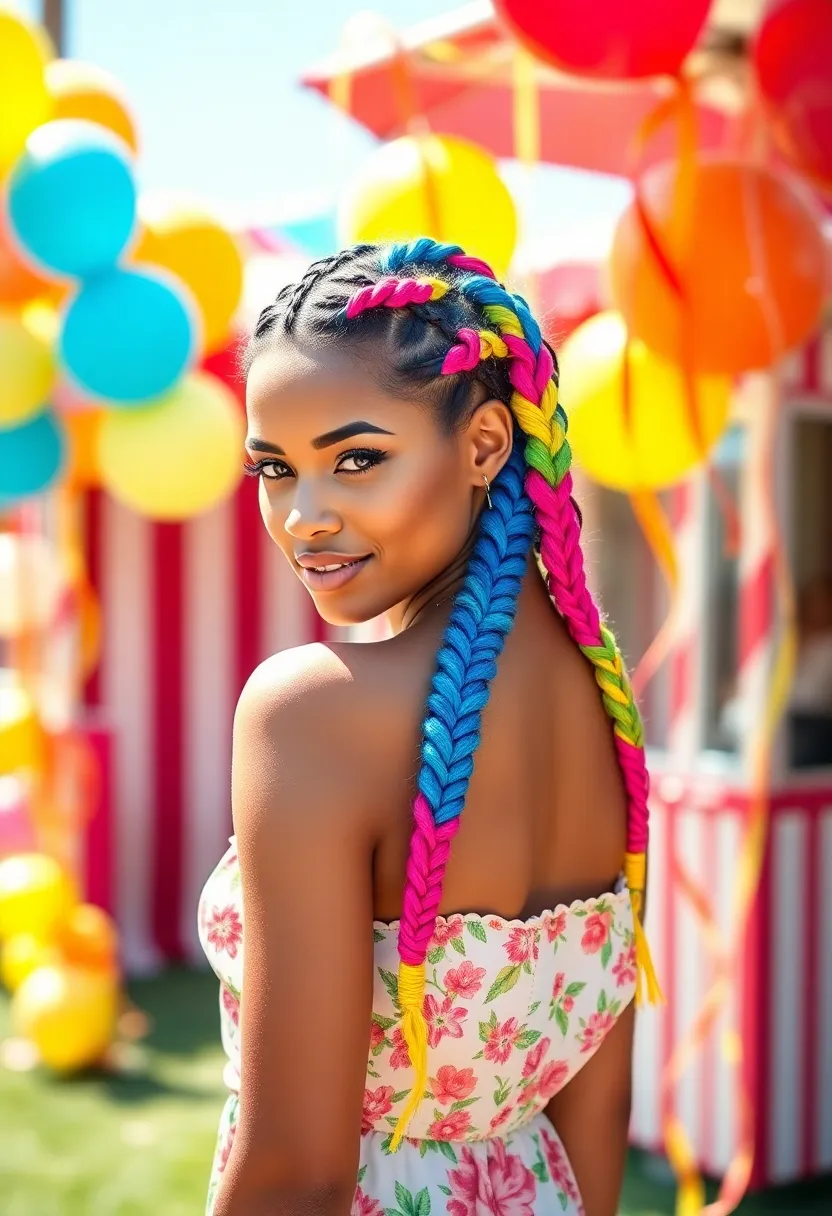 35 Hair Styles with Braids That Are Stunning - 15. Starburst Braids