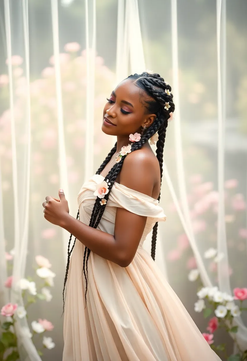 35 Hair Styles with Braids That Are Stunning - 20. Halo Twist Braids