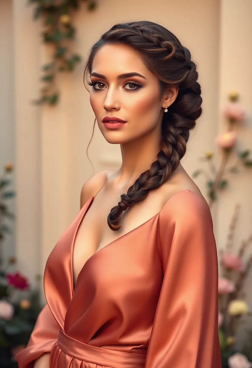 35 Hair Styles with Braids That Are Stunning - 23. Braided Chignon