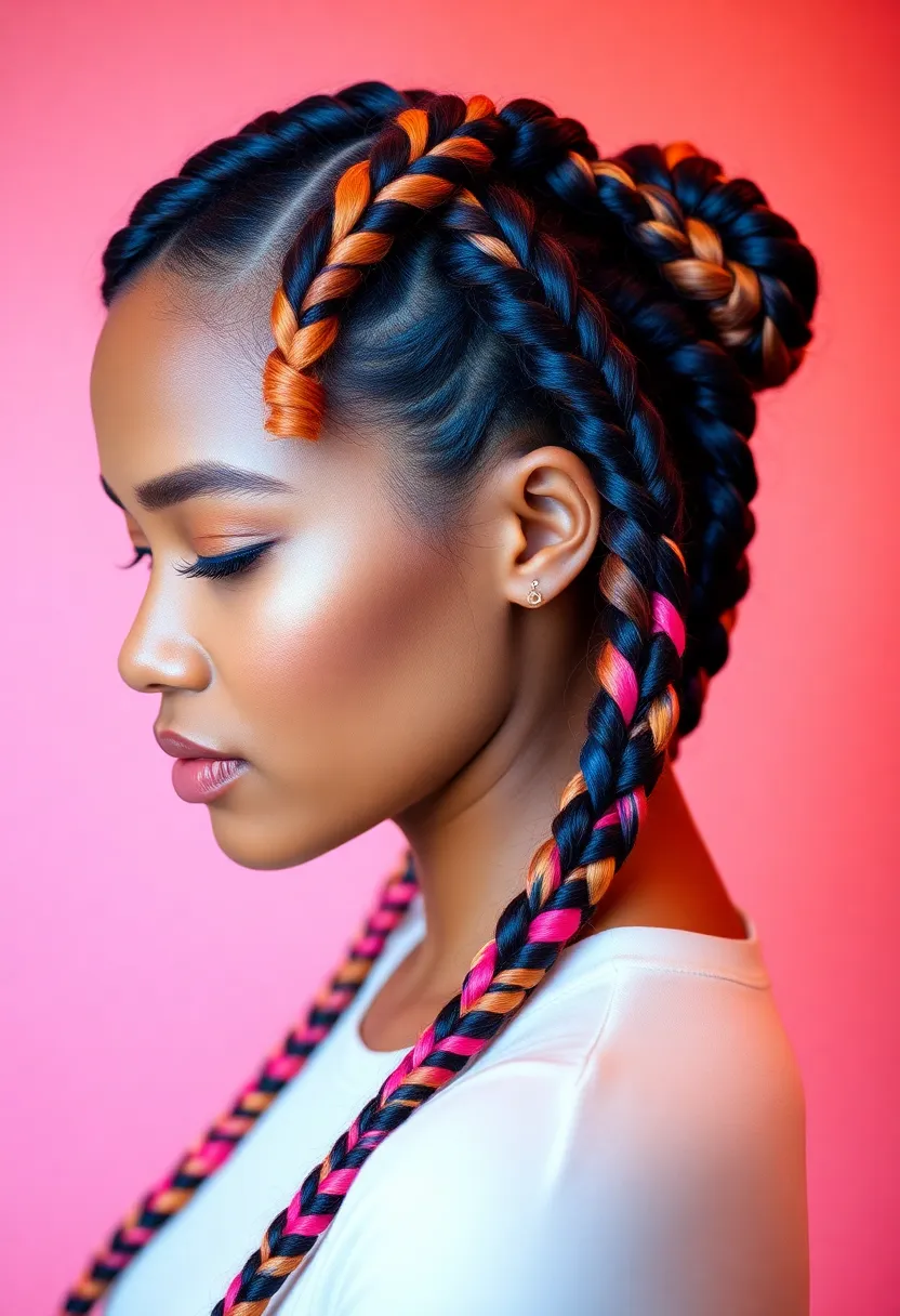 35 Hair Styles with Braids That Are Stunning - 26. Zigzag Braids