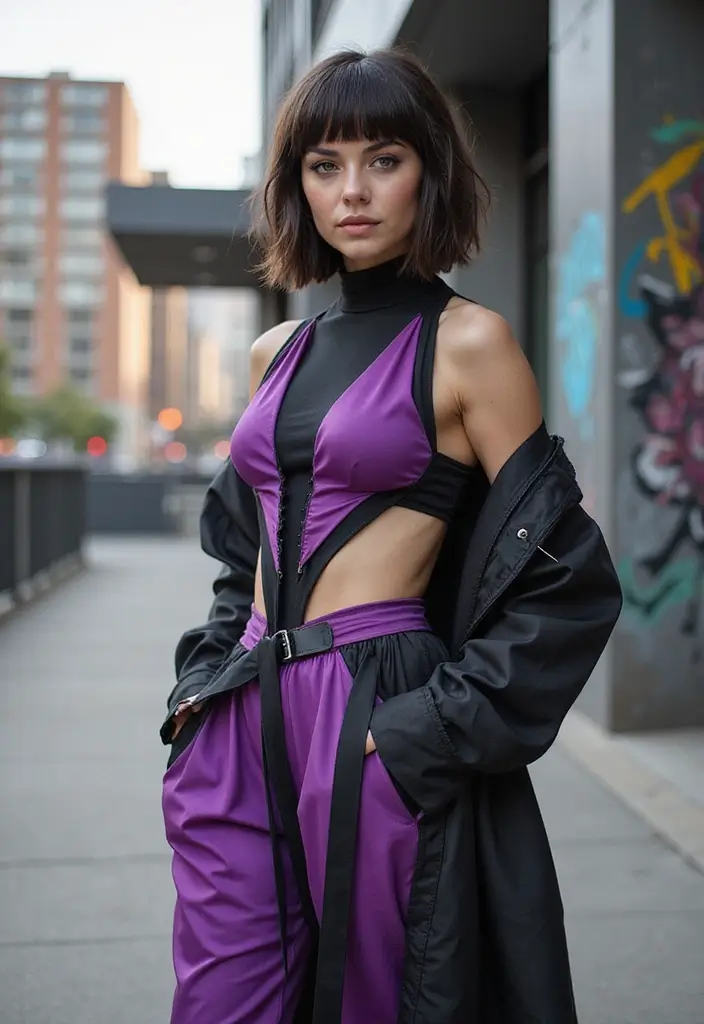 35 Haircut Ideas for Medium Hair to Try This Year - 28. The Futuristic Bob