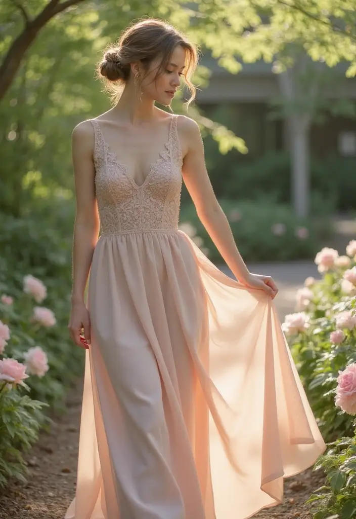 35 Haircut Ideas for Medium Hair to Try This Year - 31. Romantic Low Bun