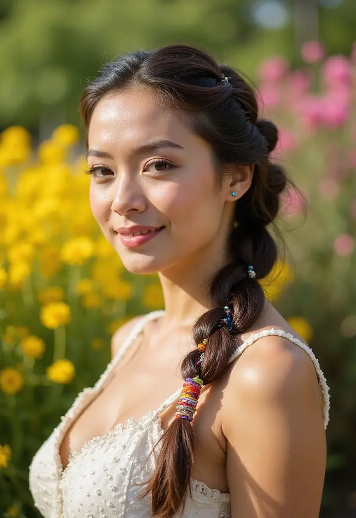 35 Haircut Ideas for Medium Hair to Try This Year - 33. The Modern Braid