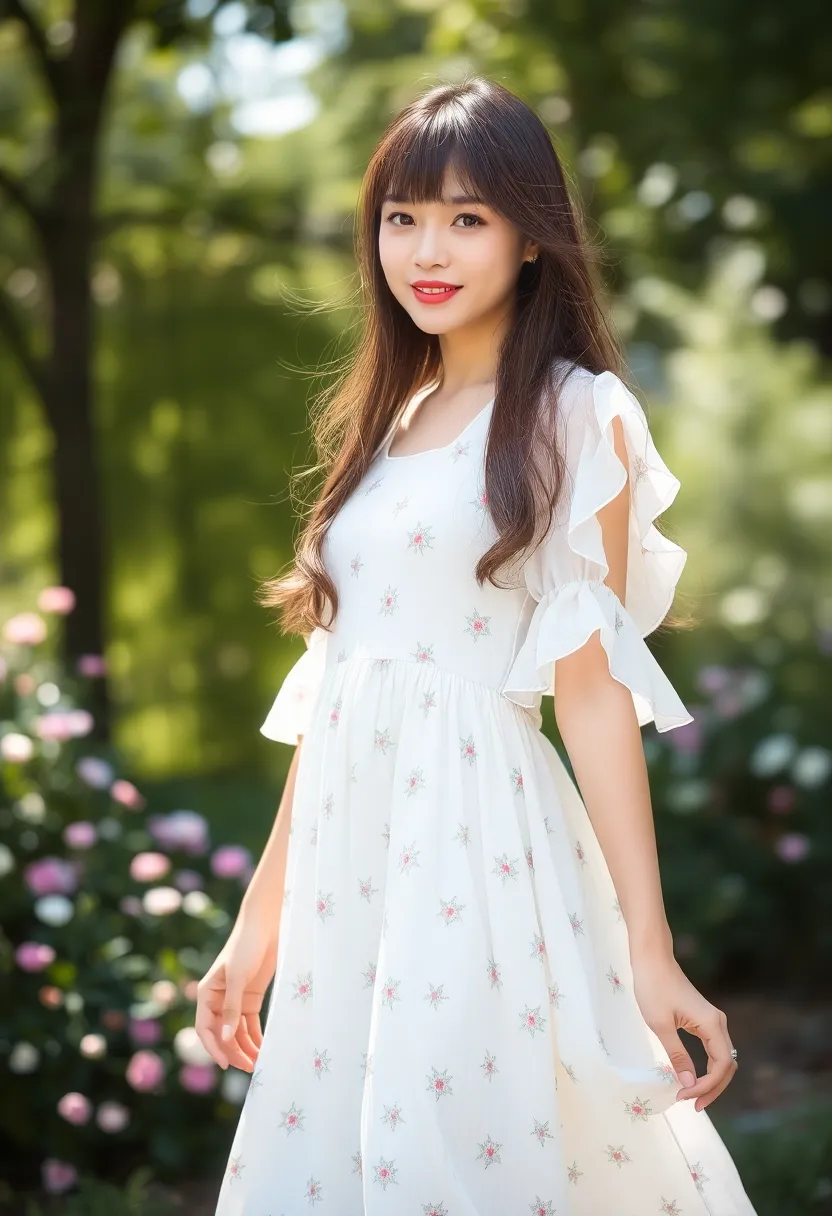 35 Haircut Medium Length Ideas for a Fresh Look - 19. Long Bangs with Layers