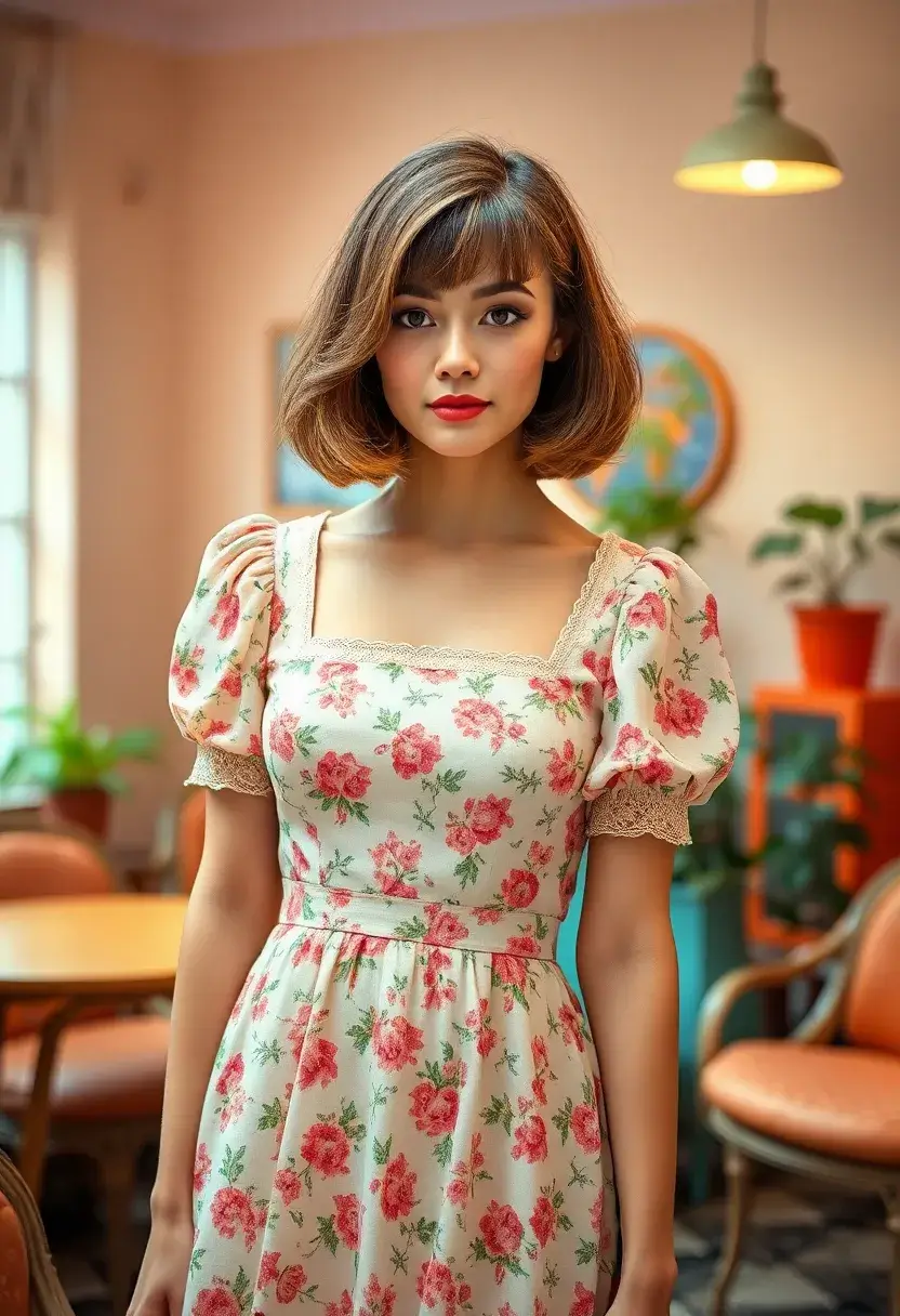 35 Haircut Medium Length Ideas for a Fresh Look - 26. Retro-Inspired Cuts