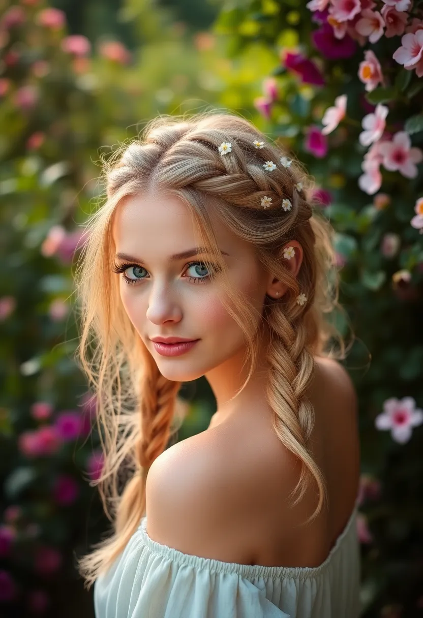 35 Haircut Medium Length Ideas for a Fresh Look - 28. Soft Braid Styles